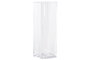 DKD Home Decor Jarrón de Cristal Transparente 10,5x10,5x30 cm