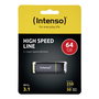 Intenso GmbH High Speed Line USB 3.2 Gen 1 64GB Negro/Amarillo