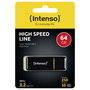Intenso GmbH High Speed Line USB 3.2 Gen 1 64GB Negro/Amarillo