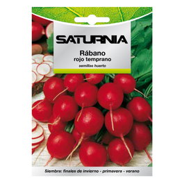 SATURNIA Semillas de Rábano Rojo Temprano (8 g)