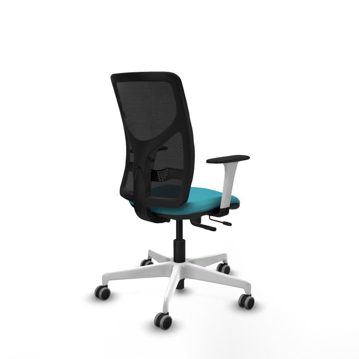 PIQUERAS Y CRESPO Silla de oficina Motilla Turquesa con mecanismo Sincro/Traslack PIQUERAS Y CRESPO Silla de oficina Motilla Turquesa con mecanismo Sincro/Traslack