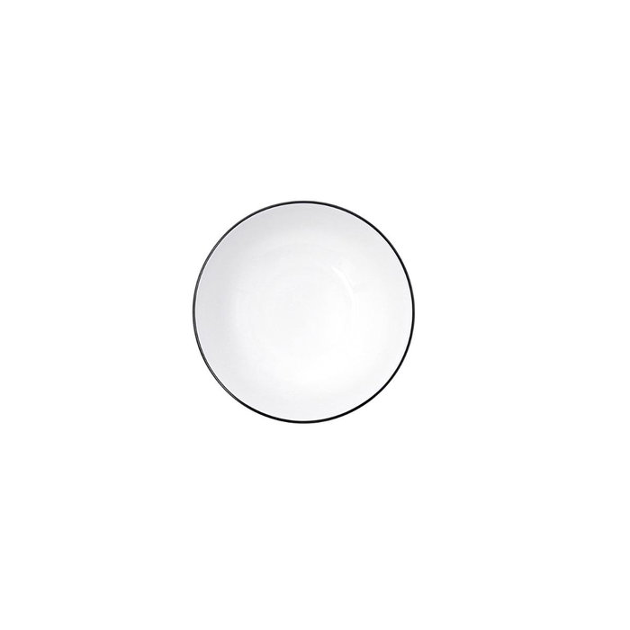 Quid Bol de Porcelana Gastro Black 15 cm Blanco y Negro Quid Bol de Porcelana Gastro Black 15 cm Blanco y Negro
