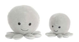 Creaciones Llopis Pulpo Gris Extrasuave 26 cm Peluche Poliéster