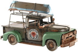 DKD Home Decor Vehículo de Decoración Metal Camioneta 30x13x16 cm