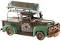 DKD Home Decor Vehiculo Decoracion Vintage Camioneta Plateado Verde Metal 13 x 16 x 30 cm