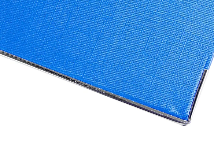 Liderpapel Archivador de Palanca Folio Documenta Forrado PVC Rado con Compresor Metálico y Ollao Lomo 52 mm Azul