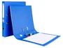 Liderpapel Archivador de Palanca Folio Documenta Forrado PVC Rado con Compresor Metálico y Ollao Lomo 52 mm Azul
