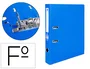 Liderpapel Archivador de Palanca Folio Documenta Forrado PVC Rado con Compresor Metálico y Ollao Lomo 52 mm Azul
