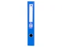 Liderpapel Archivador de Palanca Folio Documenta Forrado PVC Rado con Compresor Metálico y Ollao Lomo 52 mm Azul