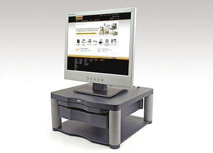 Fellowes Soporte para Monitor Plus Ajustable Grafito Fellowes Soporte para Monitor Plus Ajustable Grafito