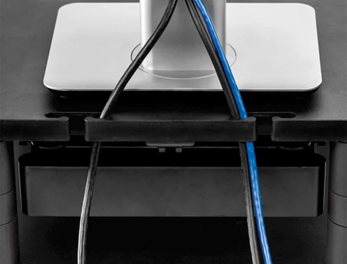 Fellowes Soporte Monitor Plus Ajustable 5 Alturas 64mm-165mm hasta 36kg Grafito 165x335x344mm