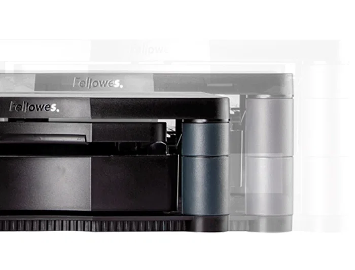 Fellowes Soporte Monitor Plus Ajustable 5 Alturas 64mm-165mm hasta 36kg Grafito 165x335x344mm