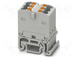 PHOENIX CONTACT Conector de carril TS15 Push-in Gris