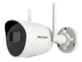 Hikvision DS-2CV2041G2-IDW(E) Cámara IP Bullet 4MP WiFi FOV 95° H.265 IR 30m IP66 Blanca