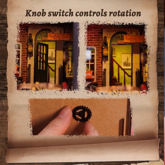 Maqueta Book Nook Rose Detective Agency 23 x 11 cm