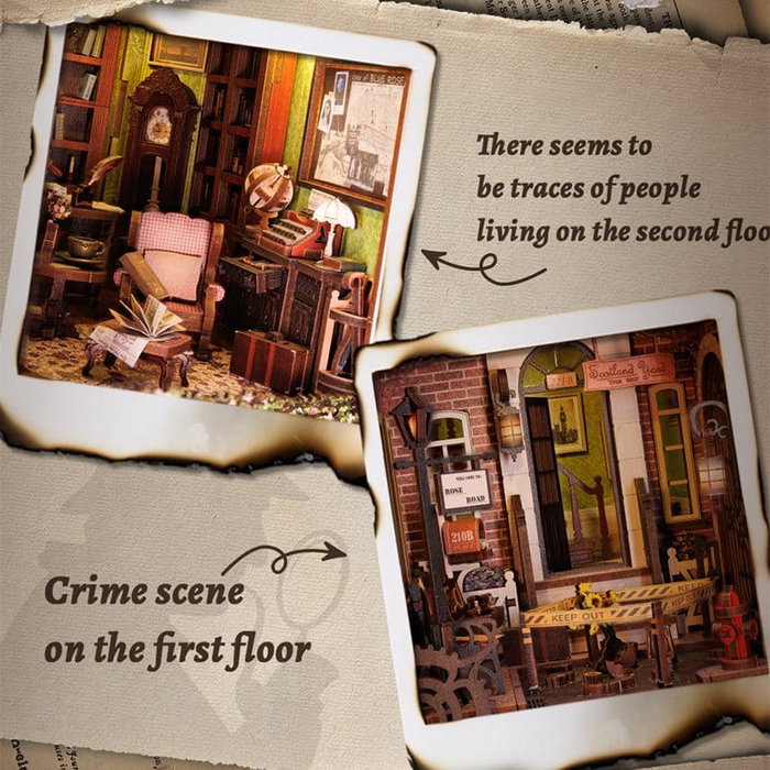 Maqueta Book Nook Rose Detective Agency 23 x 11 cm