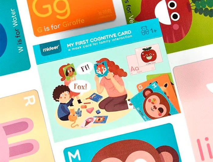 Mideer Juego didáctico Mi Primera Tarjeta Cognitiva en Inglés para Niños Mideer Juego didáctico Mi Primera Tarjeta Cognitiva en Inglés para Niños
