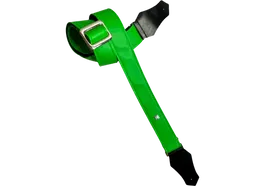 GETM Correa Guitarra Bajo Fly Green Ajustable Hasta 165 cm Polipiel Nailon Piel Color Verde