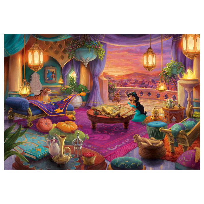 Clementoni Ever After - Puzzle Jazmín Disney - 500 piezas