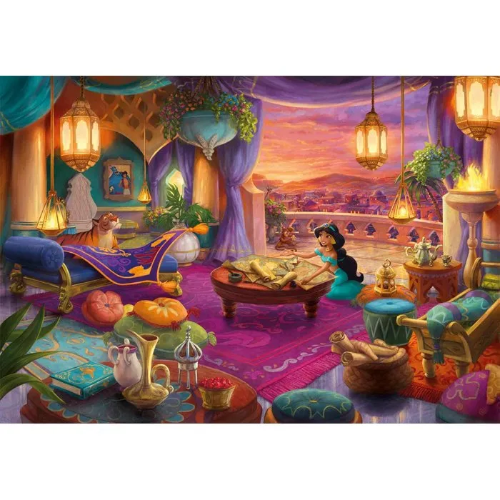 Clementoni Ever After 500 piezas Puzzle Princesas Disney Jazmín