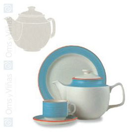 STEELITE Tetera Río Azul, 310 g, VAJILLA, Colección Río (Set de 6)