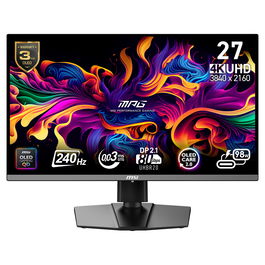 MSI 9S6-3CD79A-016 Monitor Gaming 27" (68.6cm) QD-OLED 4K 3840x2160 1ms 240Hz