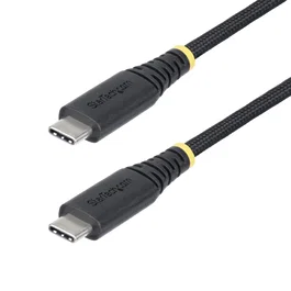 StarTech.com Cable USB-C S2CEPR1M-USB-CABLE - Cargador PD 3.1 EPR 240W 5A para Laptop y Dispositivos - Negro, 1 metro, Chip E-marker, USB-IF Certificado