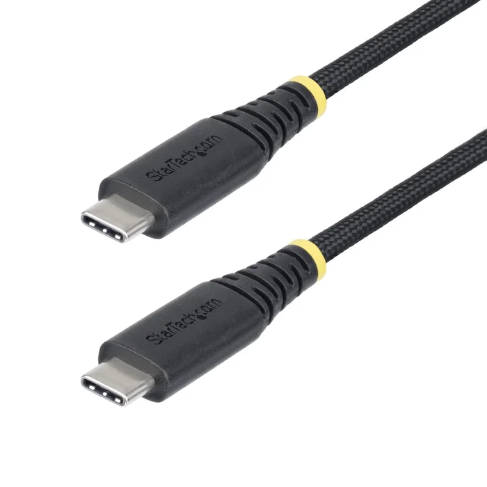 StarTech.com Cable USB-C S2CEPR1M-USB-CABLE - Cargador PD 3.1 EPR 240W 5A para Laptop y Dispositivos - Negro, 1 metro, Chip E-marker, USB-IF Certificado StarTech.com Cable USB-C S2CEPR1M-USB-CABLE - Cargador PD 3.1 EPR 240W 5A para Laptop y Dispositivos - Negro, 1 metro, Chip E-marker, USB-IF Certificado