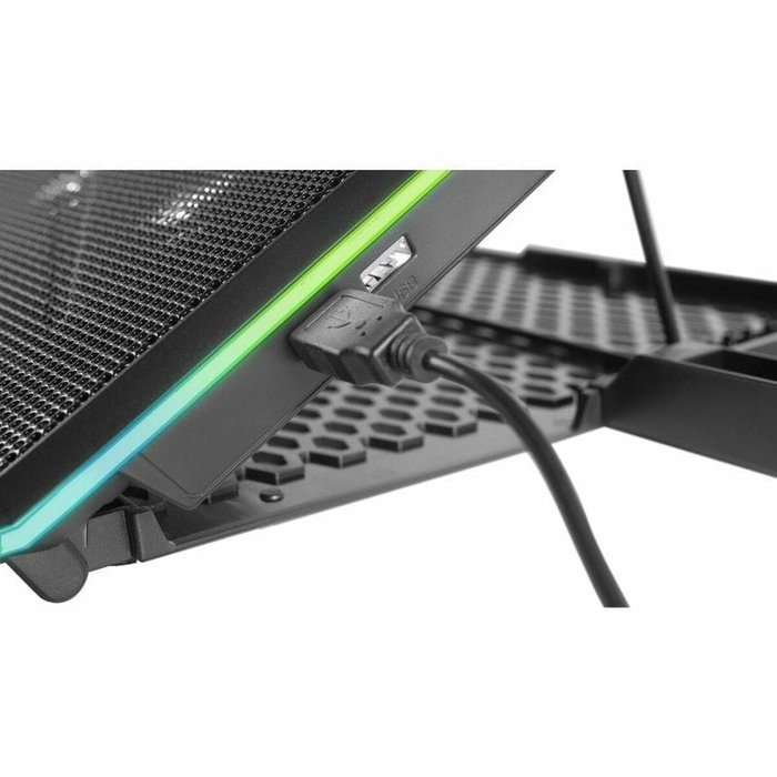 Mars Gaming MNBC13 Base de Refrigeración para Portátiles hasta 17 pulgadas con Iluminación RGB