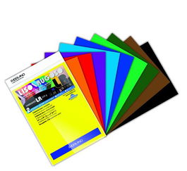 Cartulina A4 Sirio 220G Liso/Rugoso Colores Intensos Paquete De 10