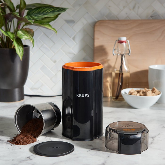 Krups Silent Vortex GX3328 Molinillo de Café Negro Krups Silent Vortex GX3328 Molinillo de Café Negro