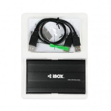 iBox HD-01 Caja Externa Disco Duro (HDD) 2.5" Negro SATA USB 2.0