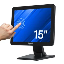 Iggual Monitor Táctil Capacitivo 15 pulgadas VGA HDMI USB