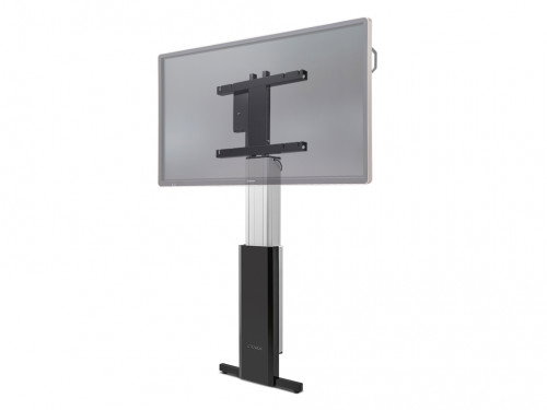 CTOUCH 10080250 Soporte de Pie para Pantalla Plana de hasta 86" Aluminio, Negro