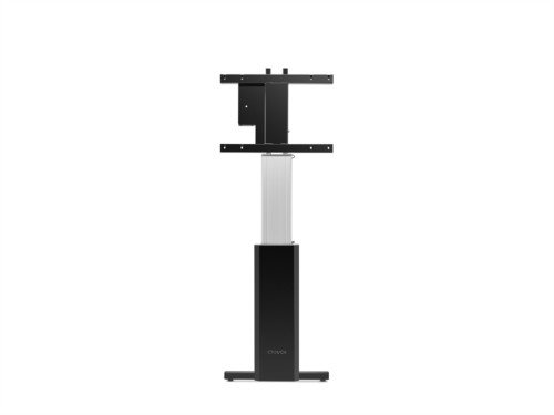 CTOUCH 10080250 Soporte de Pie para Pantalla Plana de hasta 86" Aluminio, Negro