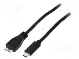 Gembird Cable USB 3.0 tipo C (Micro BM/CM) 1m negro