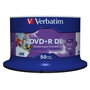 Verbatim DVD+R Double Layer 8x 8,5GB Pack 50 unidades Imprimible