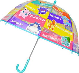 CYP BRANDS Paraguas Manual Infantil Pokémon Transparente 48cm
