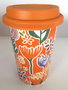 DKD Home Decor Mug Shabby Naranja Multicolor 10 x 14 x 10 cm (6 Unidades)