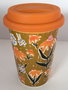 DKD Home Decor Mug Shabby Naranja Multicolor 10 x 14 x 10 cm (6 Unidades)