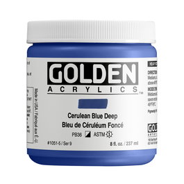 Golden Azul Cerúleo Oscuro Heavy Body 237 ml