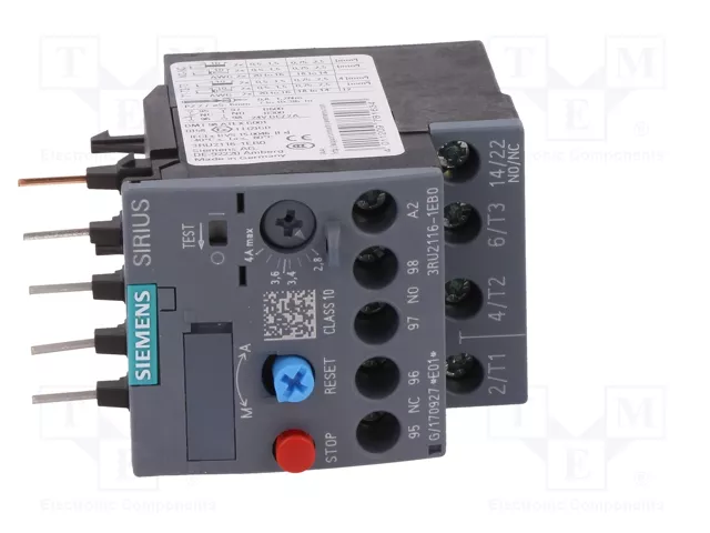 SIEMENS Relé térmico S00 2,8...4A NC/NO