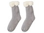 Giftdecor Calcetín Sherpa Infantil Gris Claro 15 x 30 x 5 cm Poliéster (Set de 12)