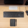 Tooq Teclado Silencioso TQK-2003-B Negro con 105 teclas