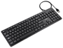 Tooq Teclado Silencioso TQK-2003-B Negro con 105 teclas