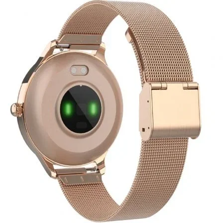 Smartwatch Forever Velora SB-306 Oro Rosa - Notificaciones, Frecuencia Cardíaca, Monitorización Sueño, Sumergible IP67