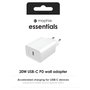 Ifrogz ZAGG mophie essentials Netzteil 20W 1x USB-C wei