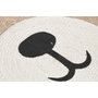 DKD Home Decor Alfombra de Yute Oso Natural 120x120x1 cm