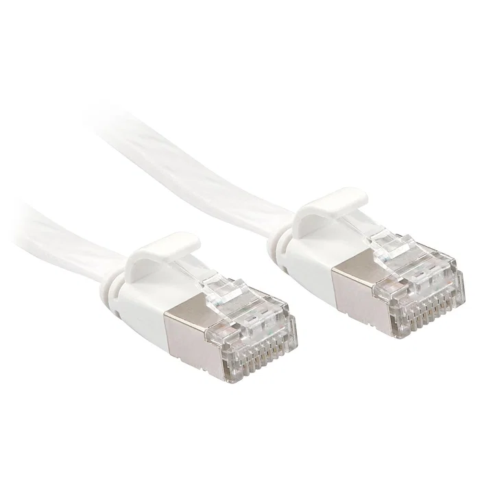 LINDY Patchkabel Cat6a U/FTP Flachband Blanco 10m LINDY Patchkabel Cat6a U/FTP Flachband Blanco 10m