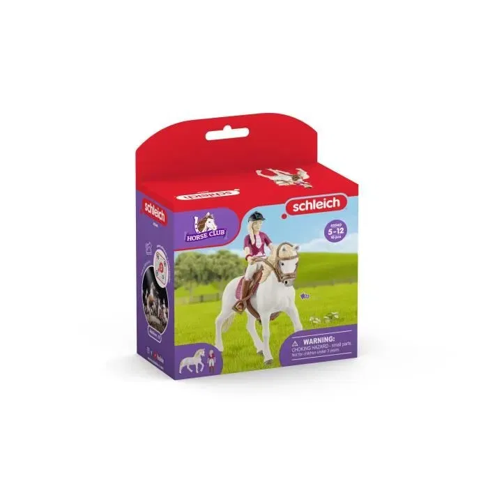 Schleich Horse Club Sofia & Blossom Figura de Juego 42540 - Caballo y Jinete